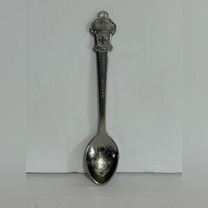Rolex Lucerne Bucherer of Switzerland CB Vintage Souvenir Spoon Basel Silvertone